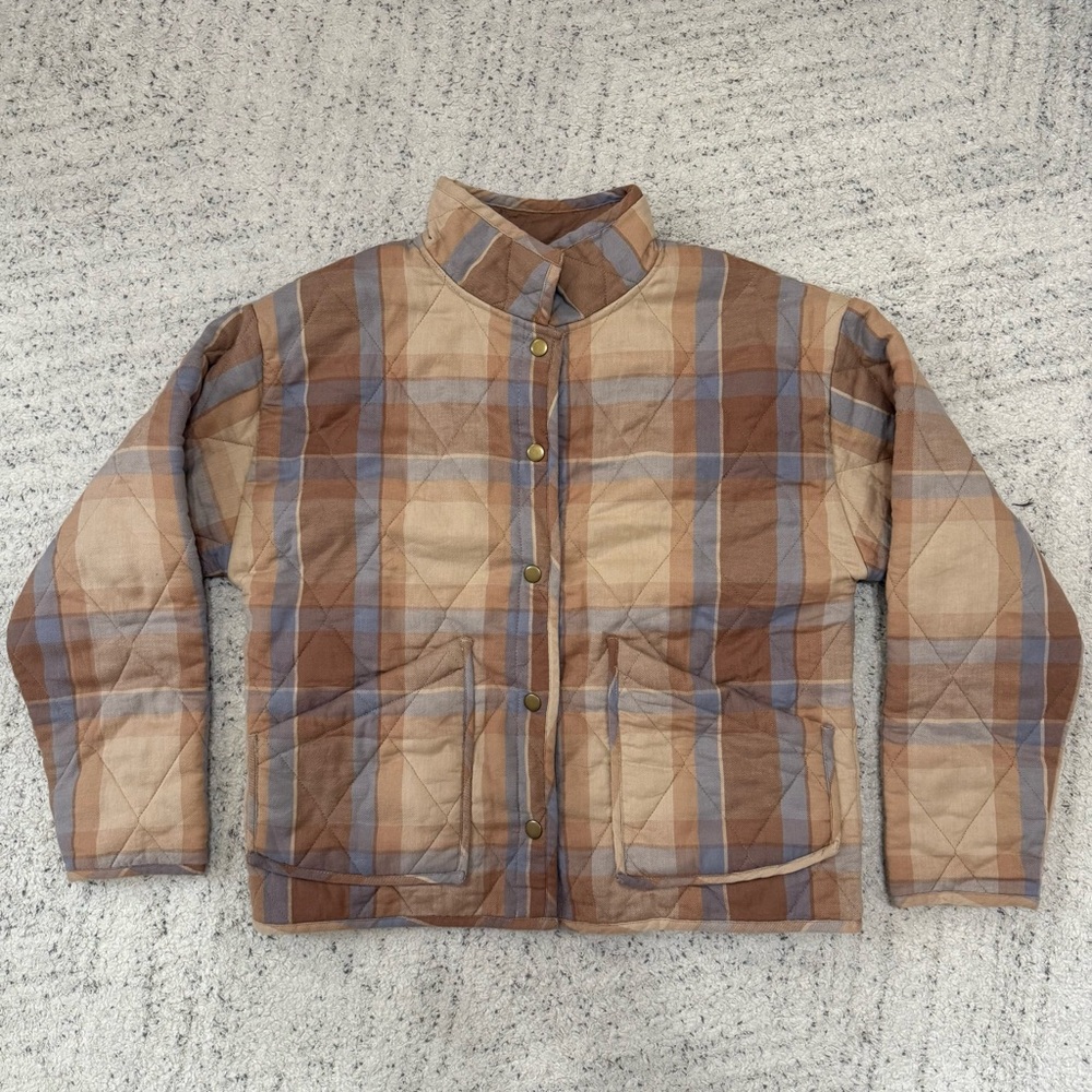 Z Supply Quilted Plaid Jacket